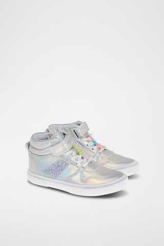 Sapatilhas subidas Prateado