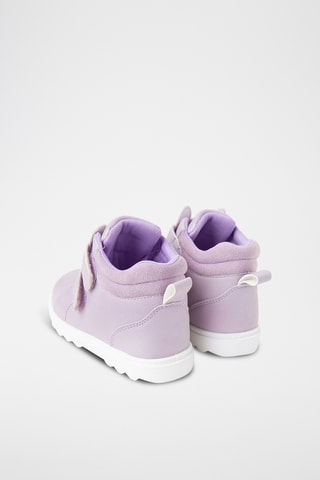 Botins em couro - Malva