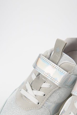 Sapatilhas Prateado e cinzento-claro