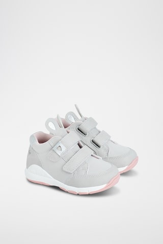 Sapatilhas com orelhas - Cinzento-claro