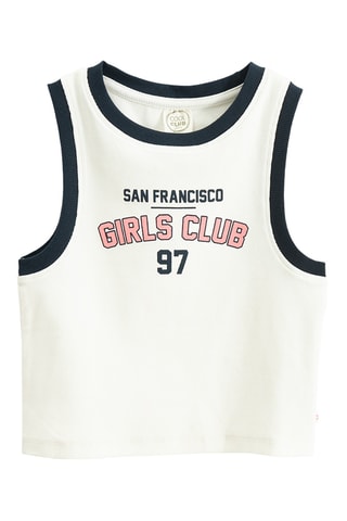 Camisola de alças - Branco