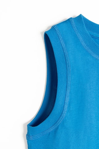 Camisola de alças - Azul-pato