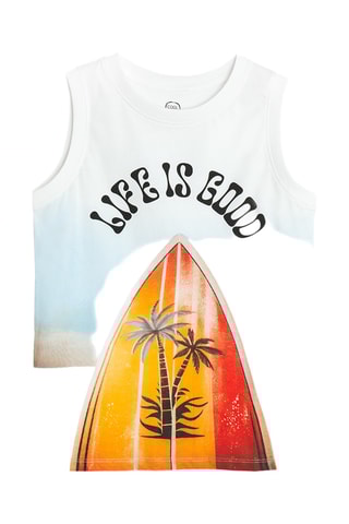 Camisola de alças - Branco