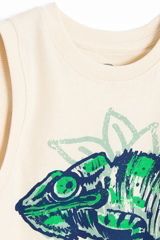 Camisola de alças - Bege