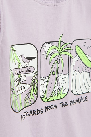 Camisola de alças - Malva