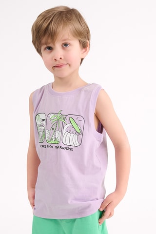 Camisola de alças - Malva