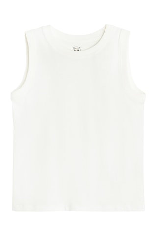 Camisola de alças - Branco
