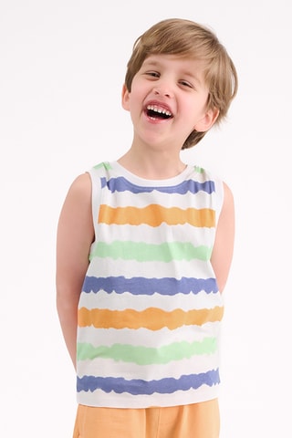 Camisola de alças - Branco