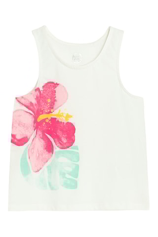 Camisola de alças - Branco