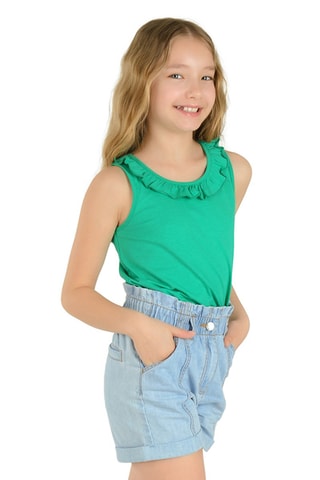 Camisola de alças Verde