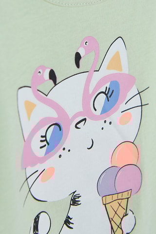 Camisola de alças Verde-água