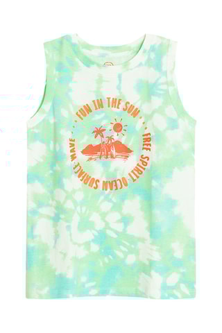 Camisola de alças tie and dye - Malva