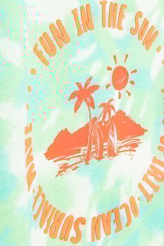 Camisola de alças tie and dye - Malva