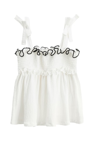 Camisola de alças - Branco