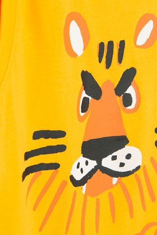 2 camisolas de alças - amarelo e cinzento-escuro