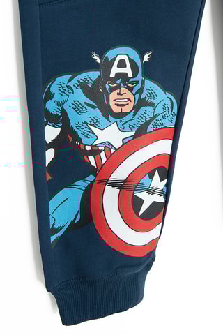 Calças de treino Capitão América Os Vingadores Marvel - Azul-marinho