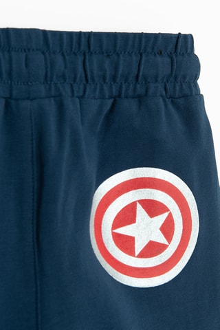 Calças de treino Capitão América Os Vingadores Marvel - Azul-marinho