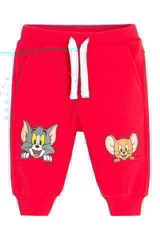 Calças de treino Tom e Jerry - Vermelho