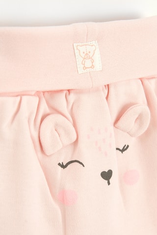 2 calças - Bege e rosa