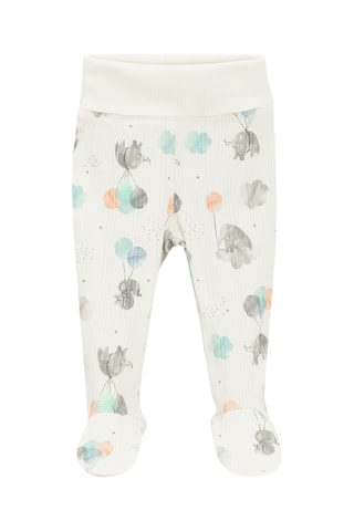 2 calças - Branco e azul-claro