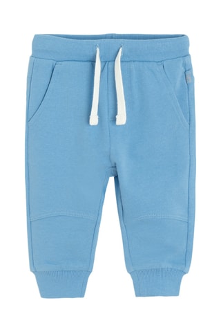 2 calças - azul-cobalto e laranja