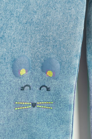 Calças de ganga -  Azul-celeste