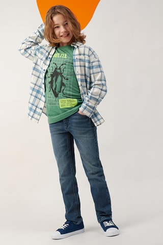 Calças de ganga - Azul-marinho