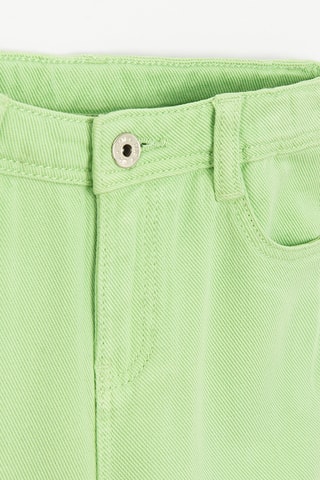 Calças de ganga - Verde-claro