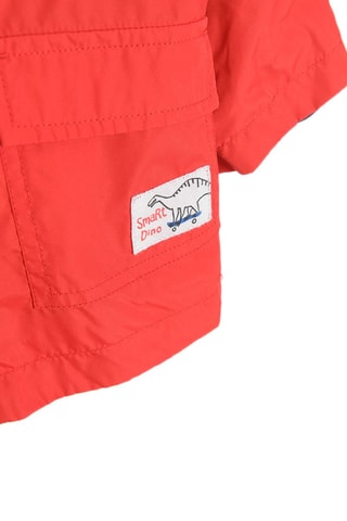 Casaco com capuz Vermelho