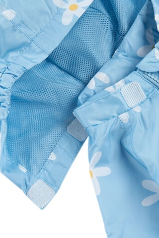 Casaco com capuz Azul-celeste