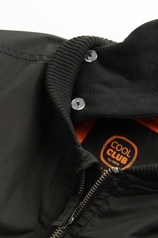 Bomber com capuz - Preto