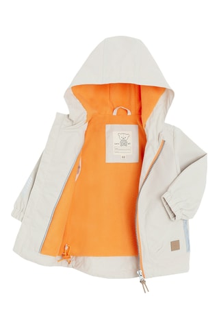 Casaco com capuz - Bege