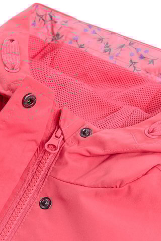 Parca com capuz Rosa