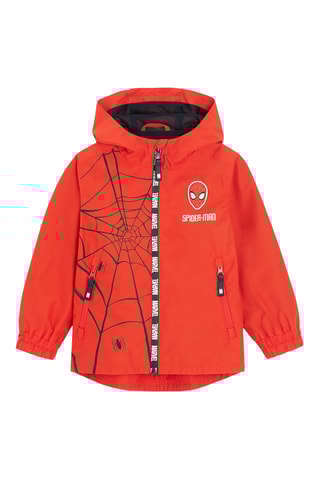 Corta-vento com capuz Homem-Aranha Os Vingadores Marvel - Vermelho