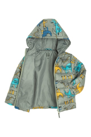 Corta-vento e blusão - Amarelo e cinzento-claro