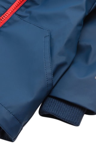 Impermeável com capuz Azul-marinho