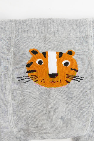 Collants - Cinzento-claro mesclado