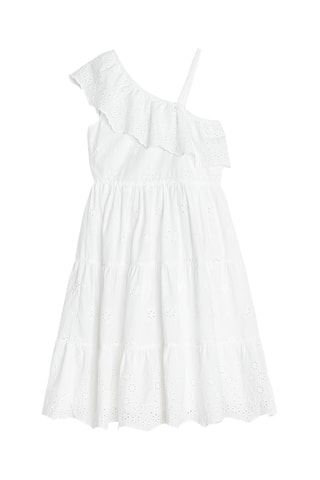 Vestido em bordado inglês - Branco