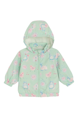 Blusão com capuz - Verde-água