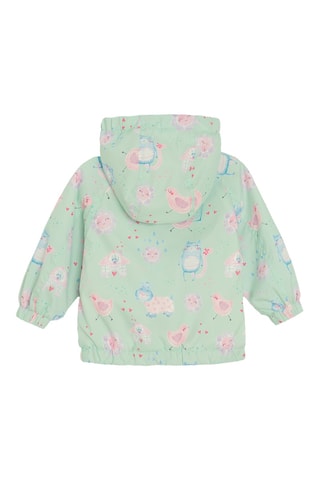 Blusão com capuz - Verde-água