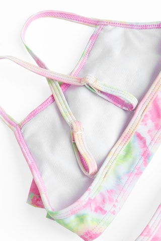 Biquíni tie and dye - Rosa-maquilhagem