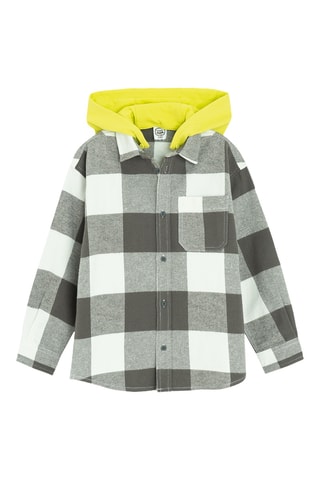 Sobrecamisa com capuz - Antracite