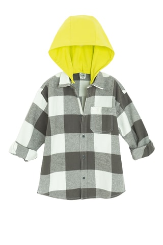 Sobrecamisa com capuz - Antracite