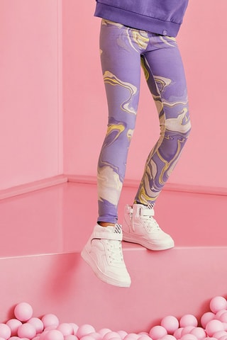 Leggings tie and dye Malva