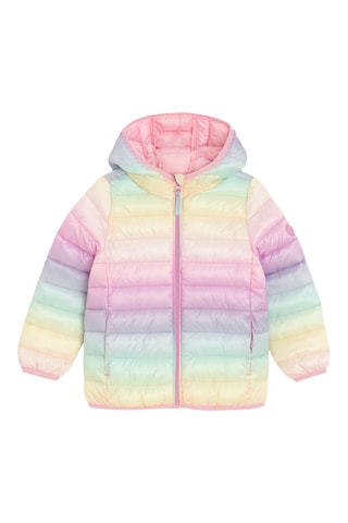 Blusão com capuz dip and dye - Rosa e amarelo