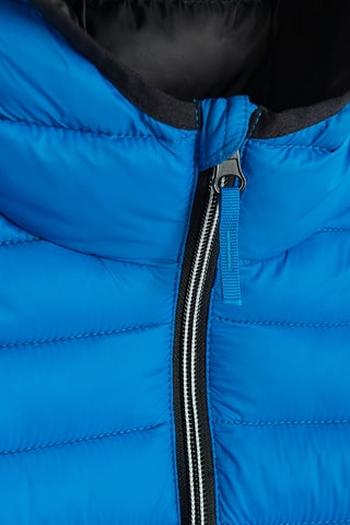 Blusão com capuz - Azul-real