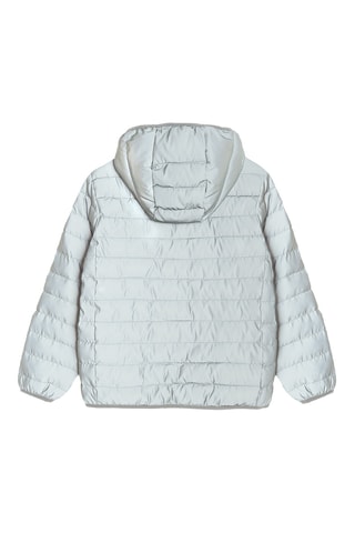 Blusão com capuz - Cinzento-claro