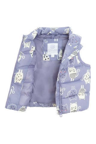 Colete acolchoado - Violeta