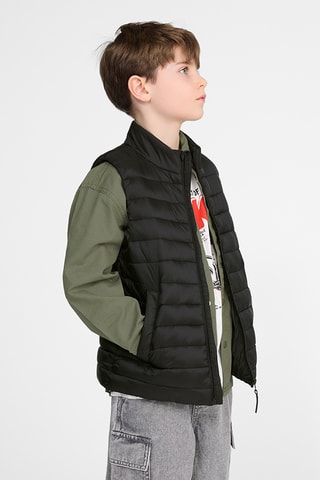 Colete acolchoado - Preto