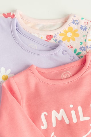 3 bodies - Malva e rosa-maquilhagem